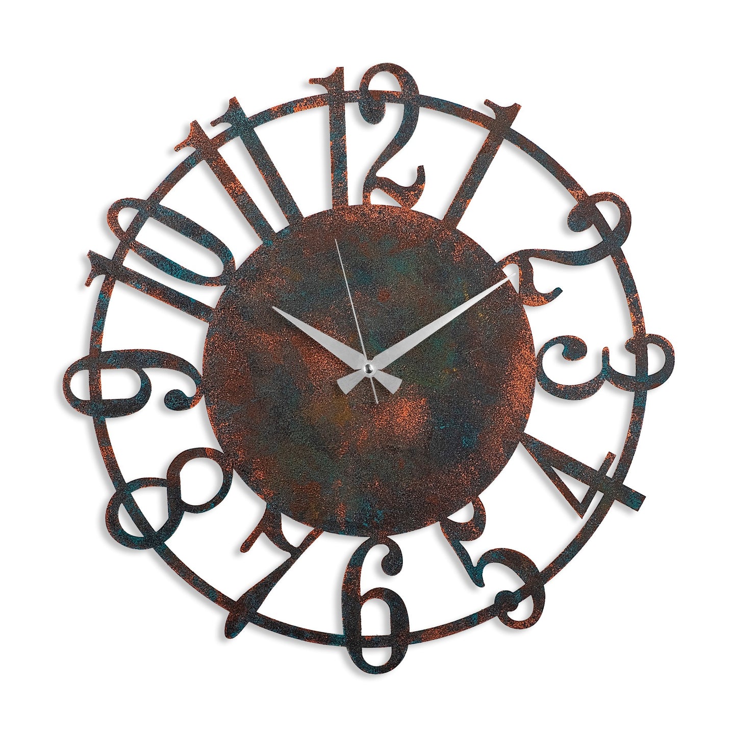 Ukrasni metalni zidni sat, Metal Wall Clock 15 - 3