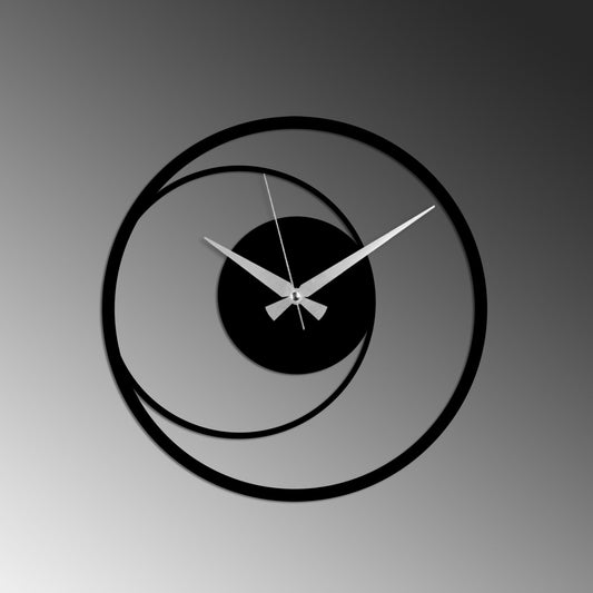 Ukrasni metalni zidni sat, Circle 15