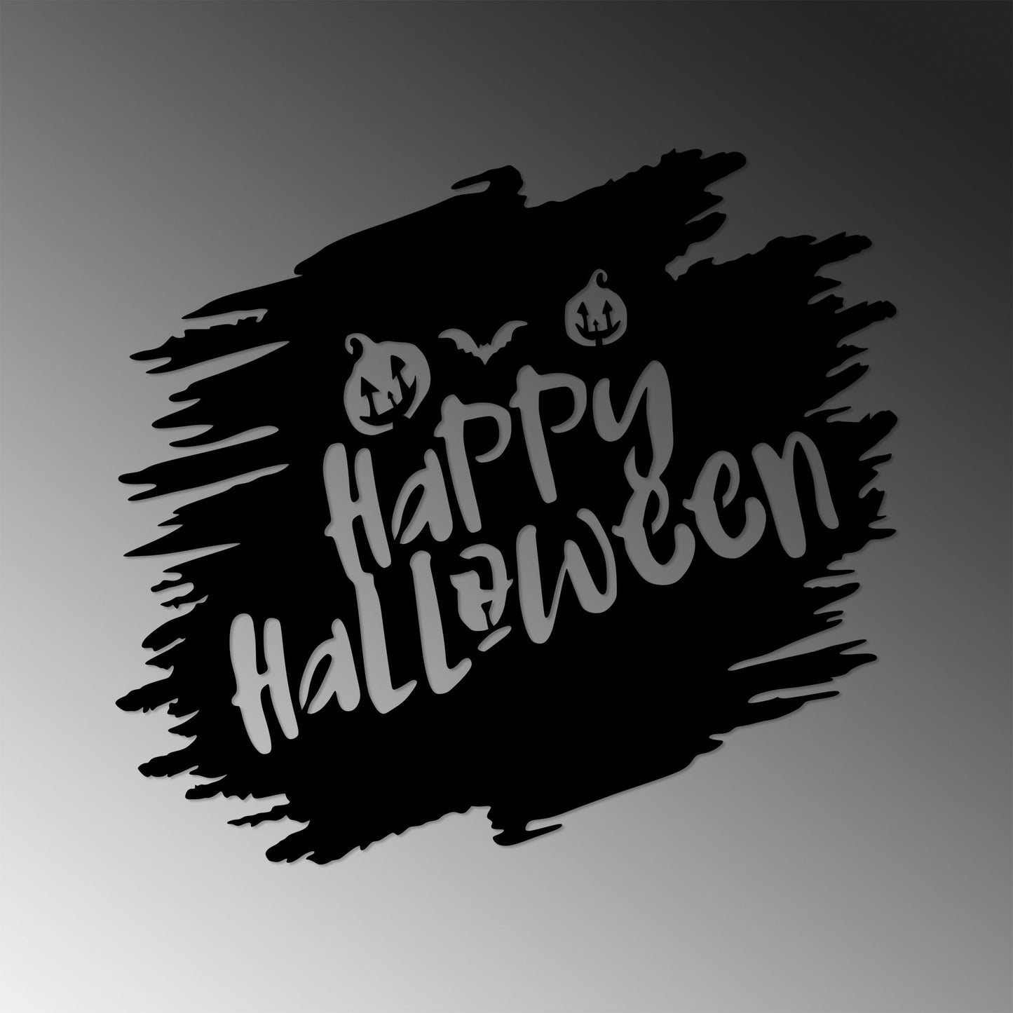 Metalna zidna dekoracija, Happy Halloween - 447