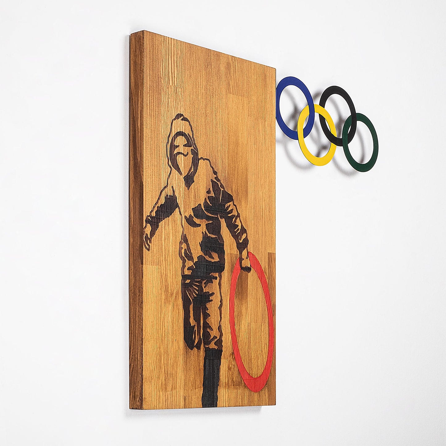 Ukrasni drveni zidni dodatak, Banksy - 14