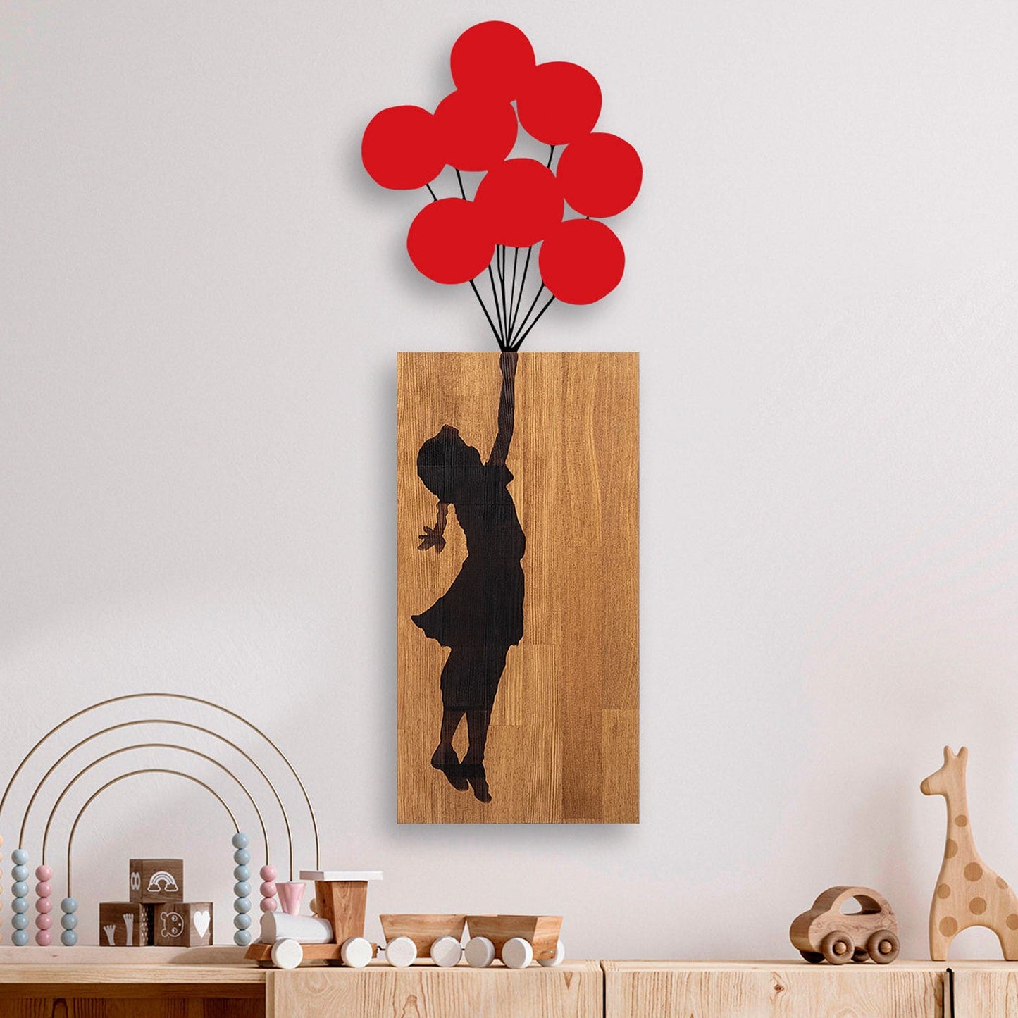 Ukrasni drveni zidni dodatak, Banksy - 17