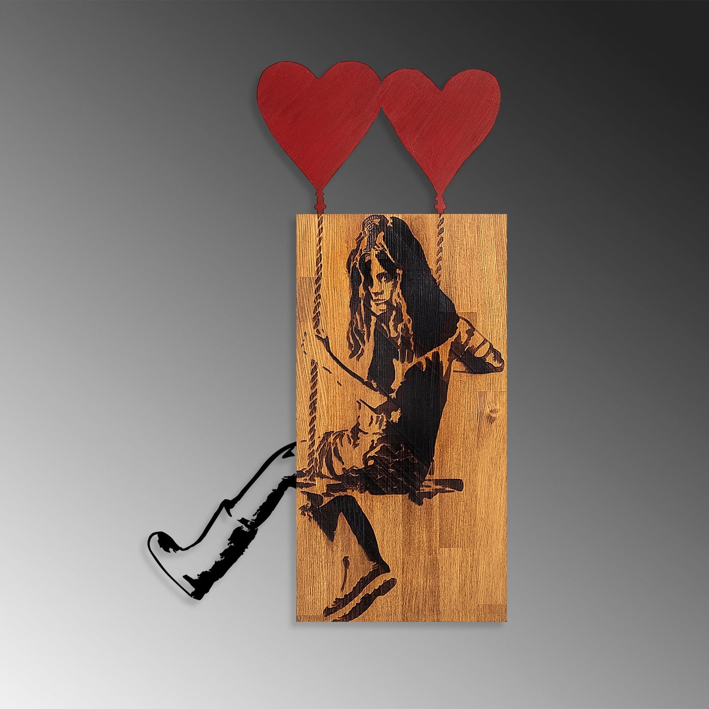 Drvena zidna dekoracija, Banksy - 18
