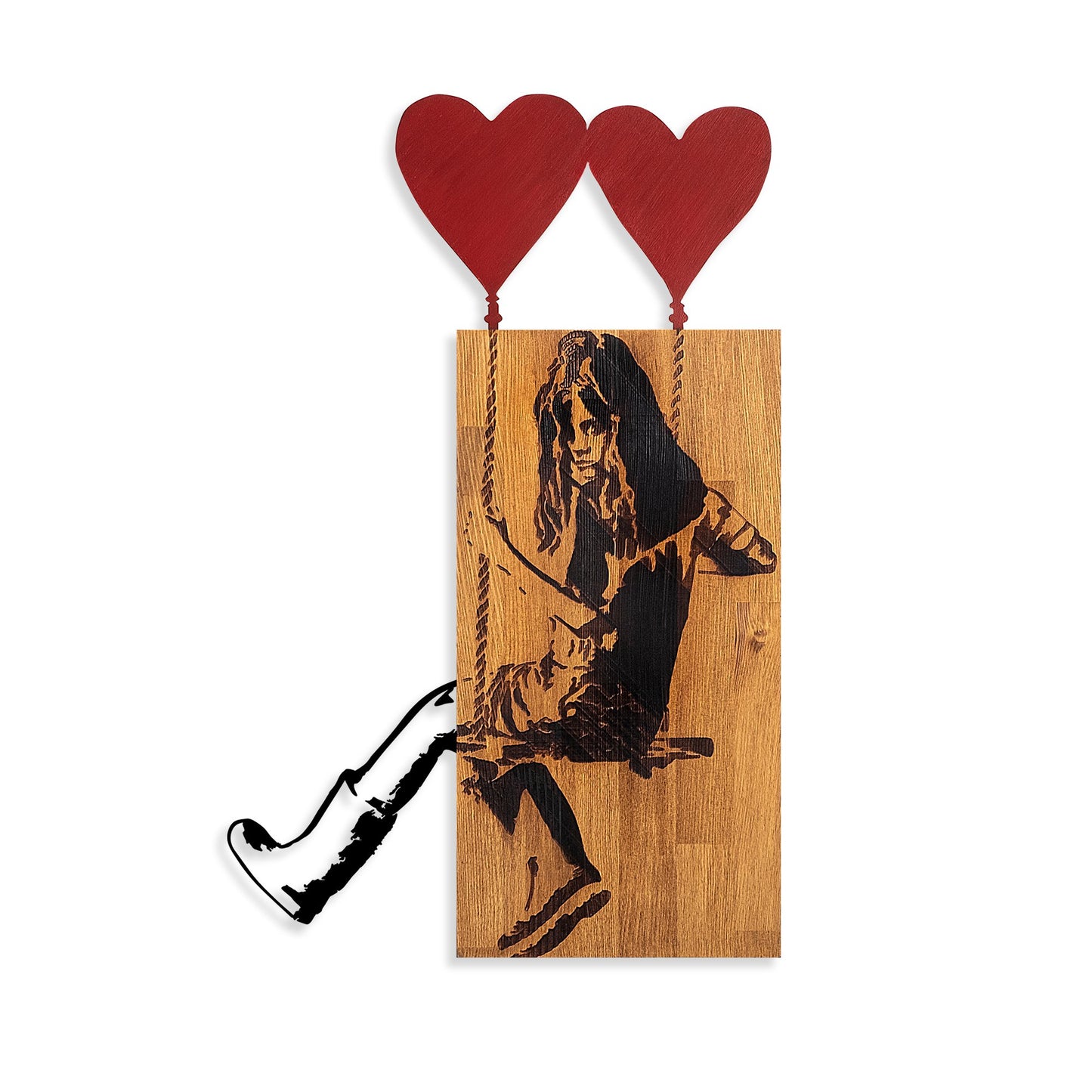 Drvena zidna dekoracija, Banksy - 18