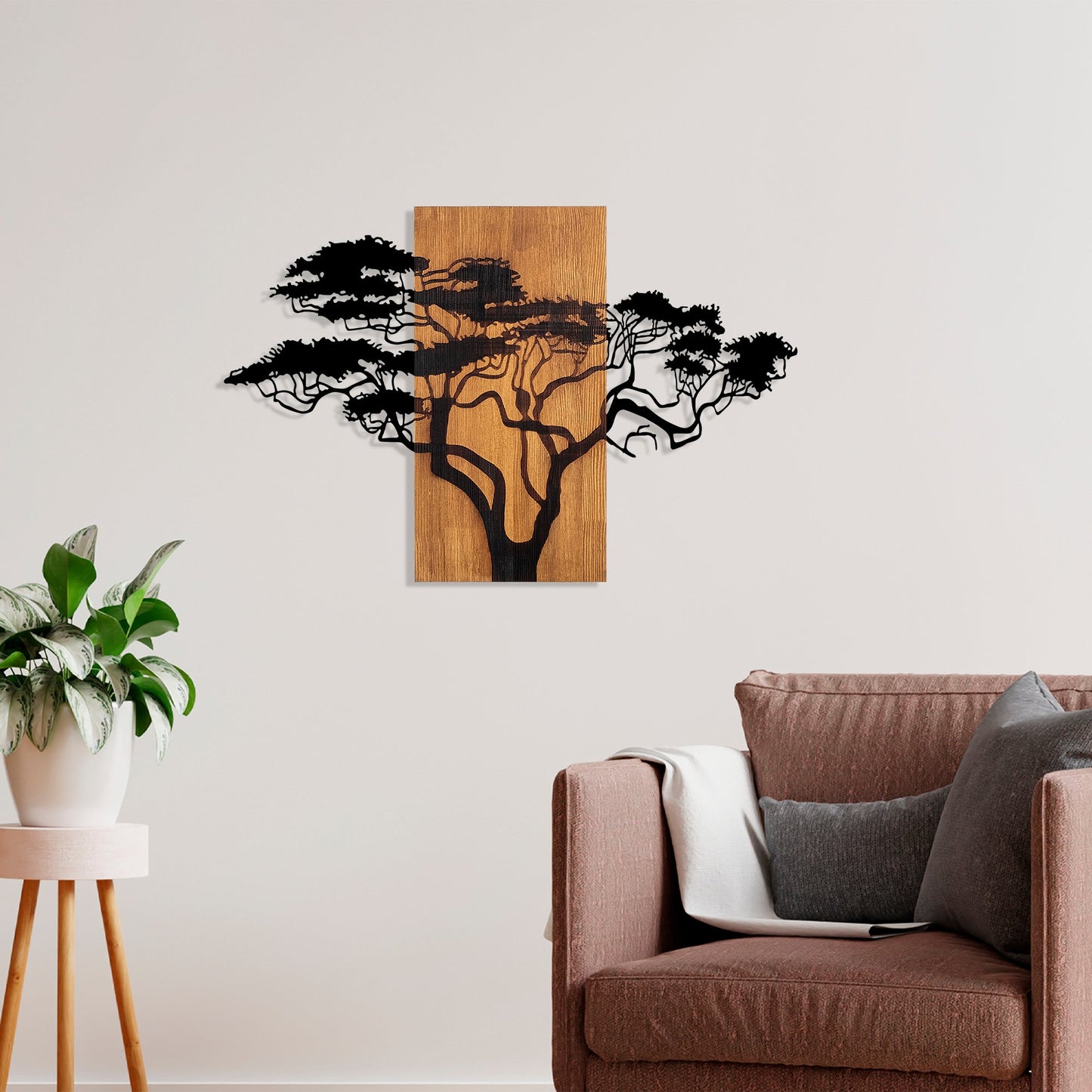 Drvena zidna dekoracija, Acacia Tree - 387