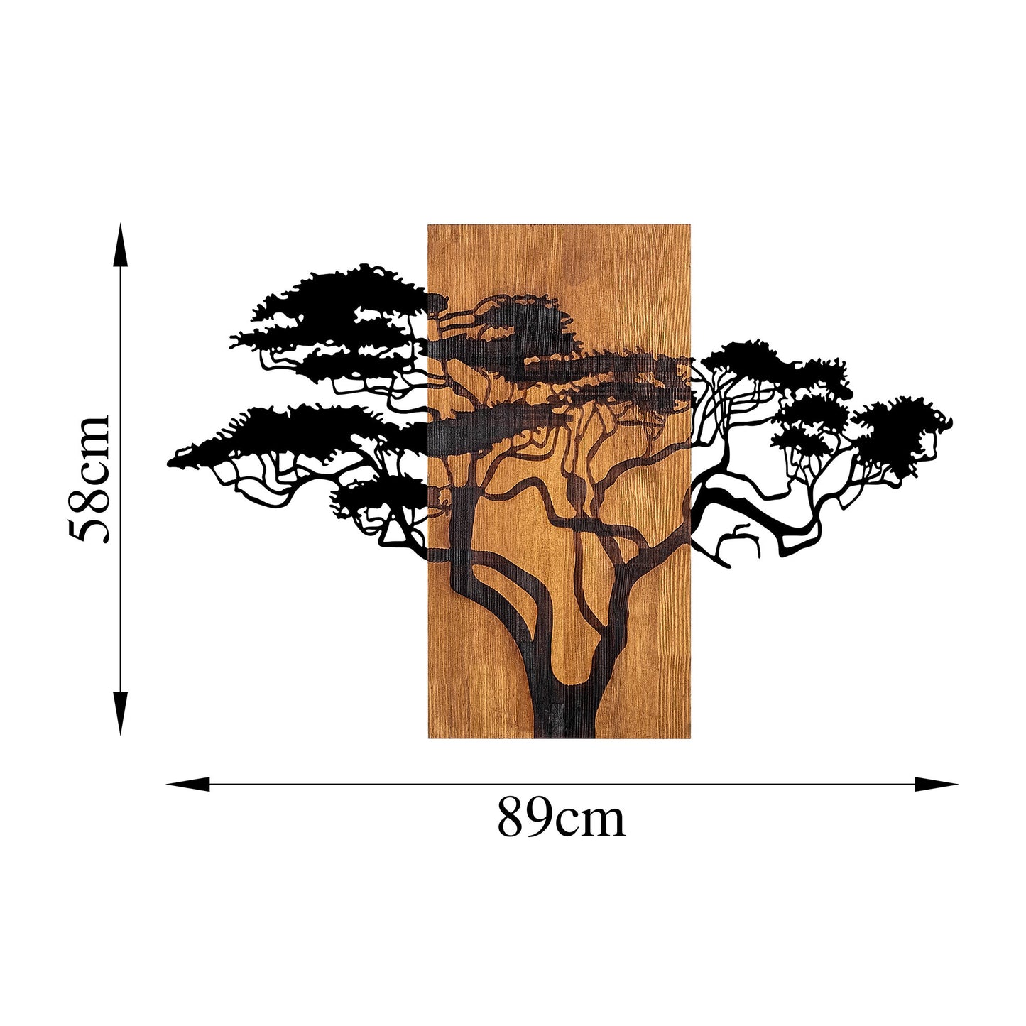 Drvena zidna dekoracija, Acacia Tree - 387