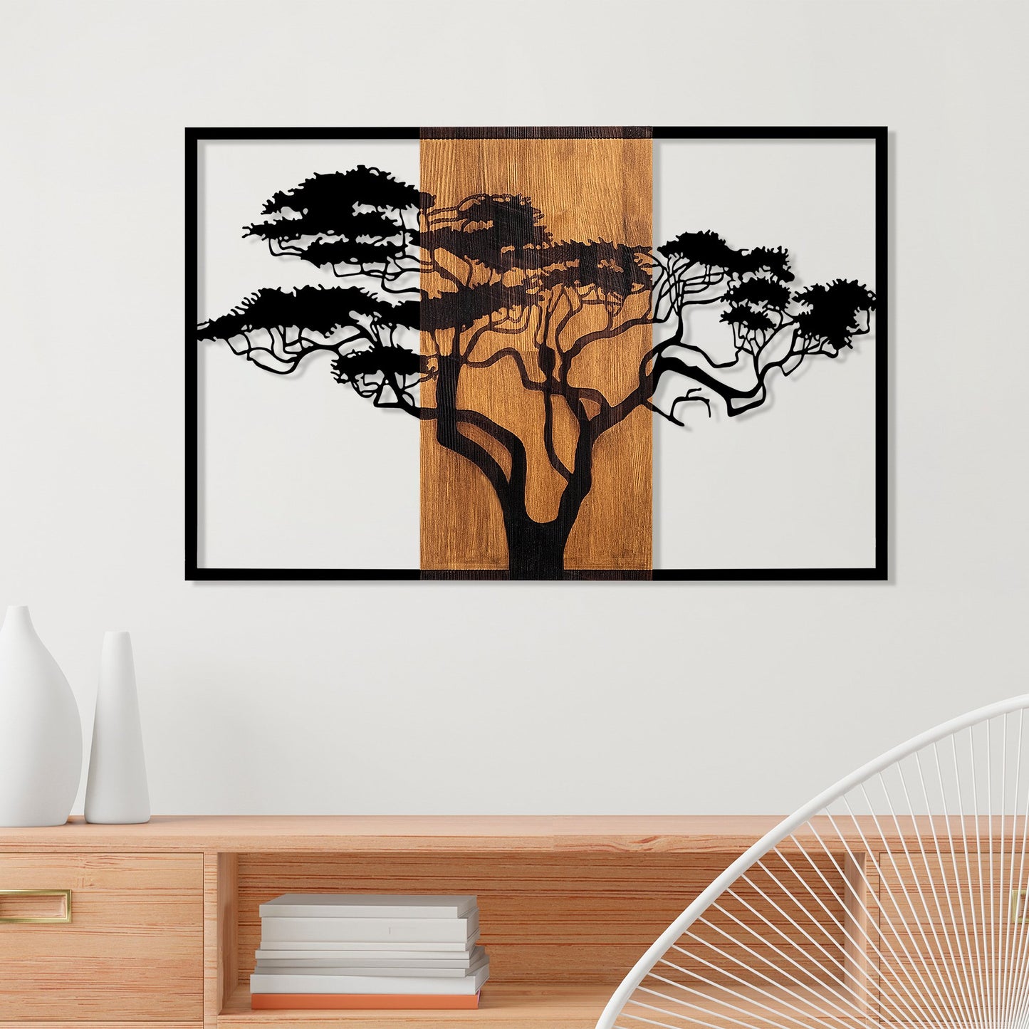 Drvena zidna dekoracija, Acacia Tree - 388