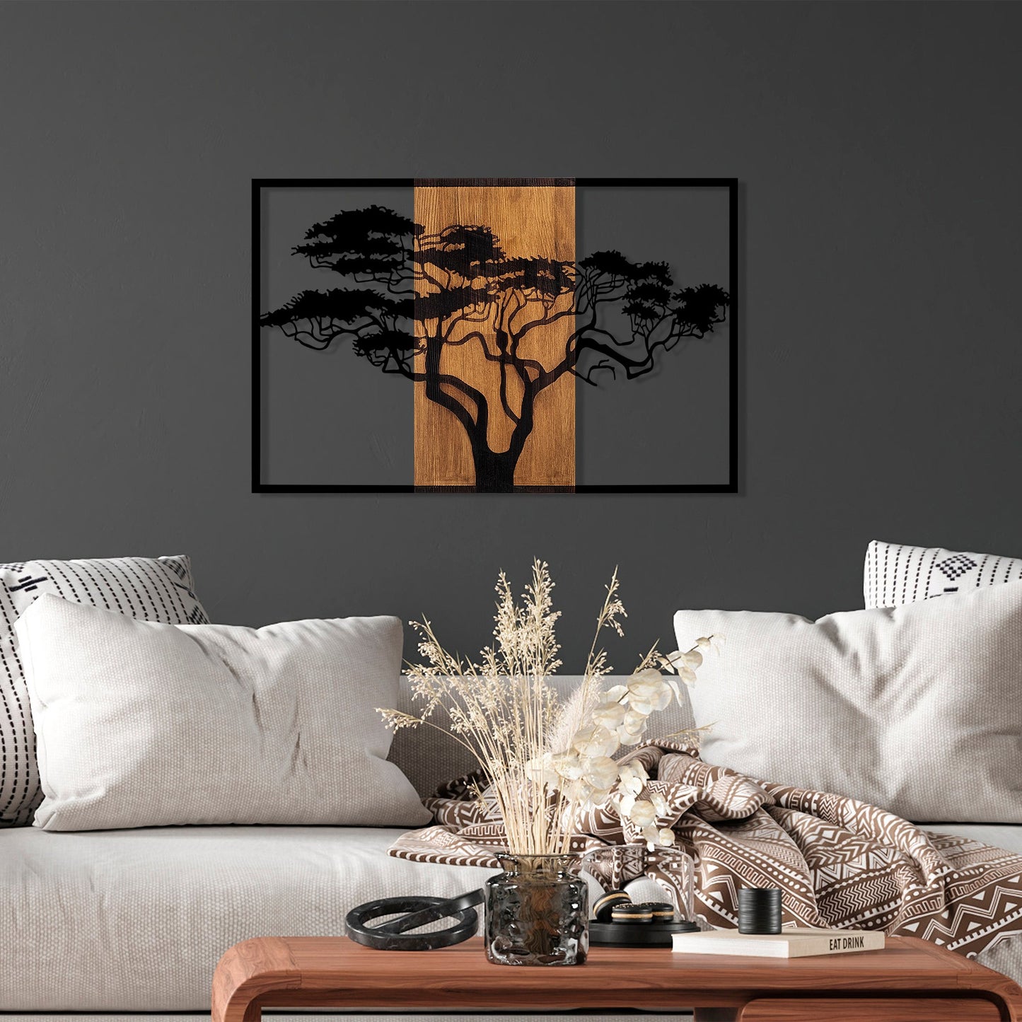 Drvena zidna dekoracija, Acacia Tree - 388