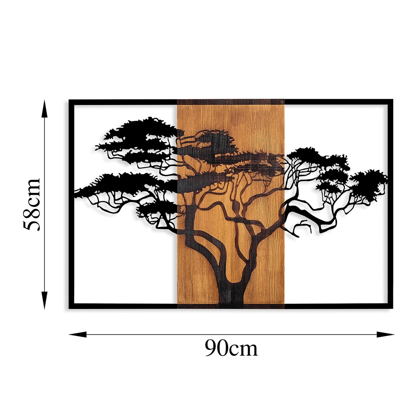 Drvena zidna dekoracija, Acacia Tree - 388