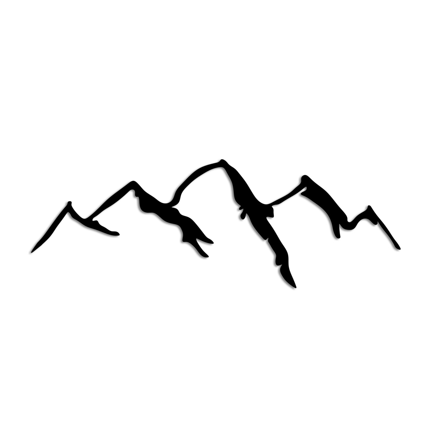 Metalna zidna dekoracija, Mountain - v3