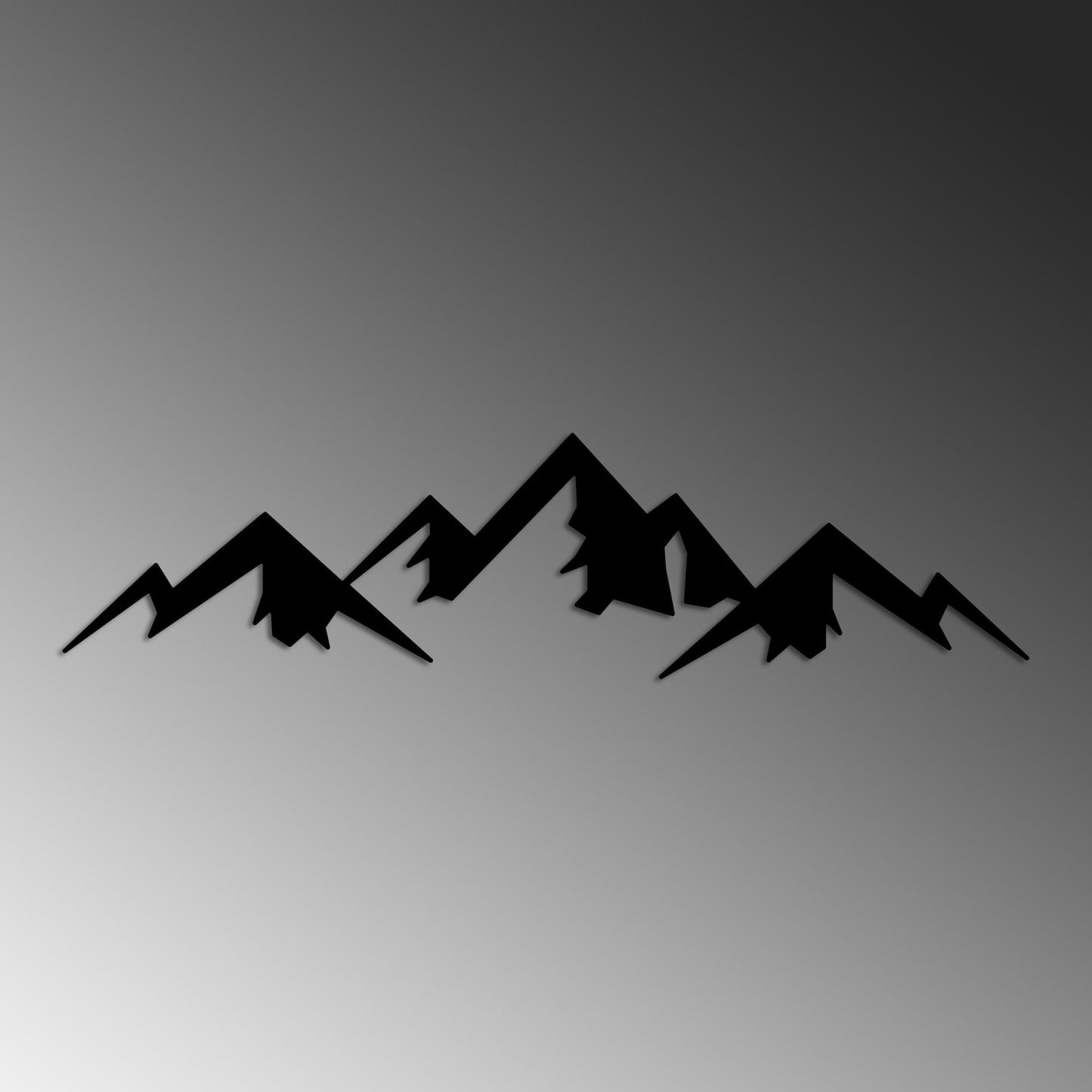 Metalna zidna dekoracija, Mountain - 7