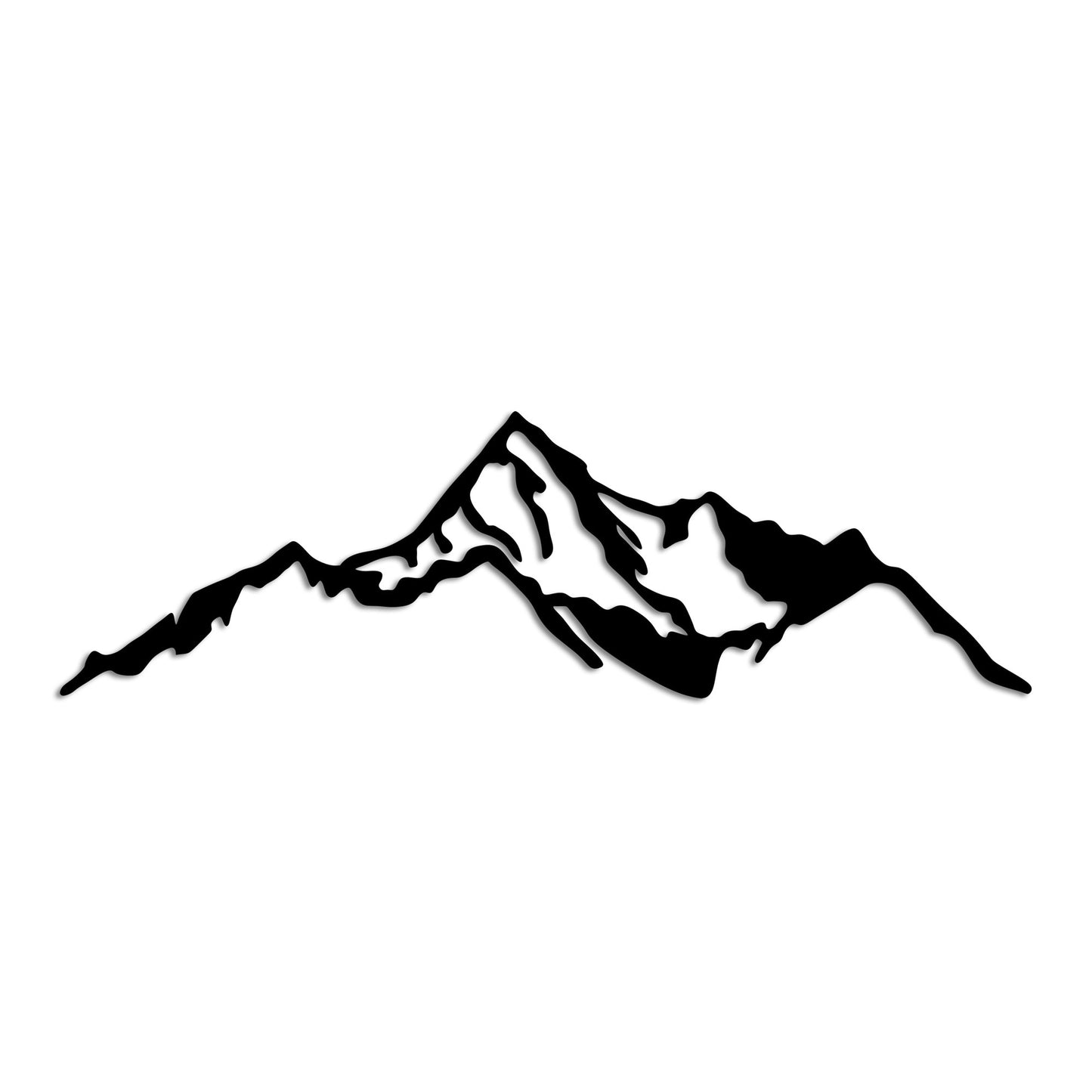 Metalna zidna dekoracija, Mountain - 9