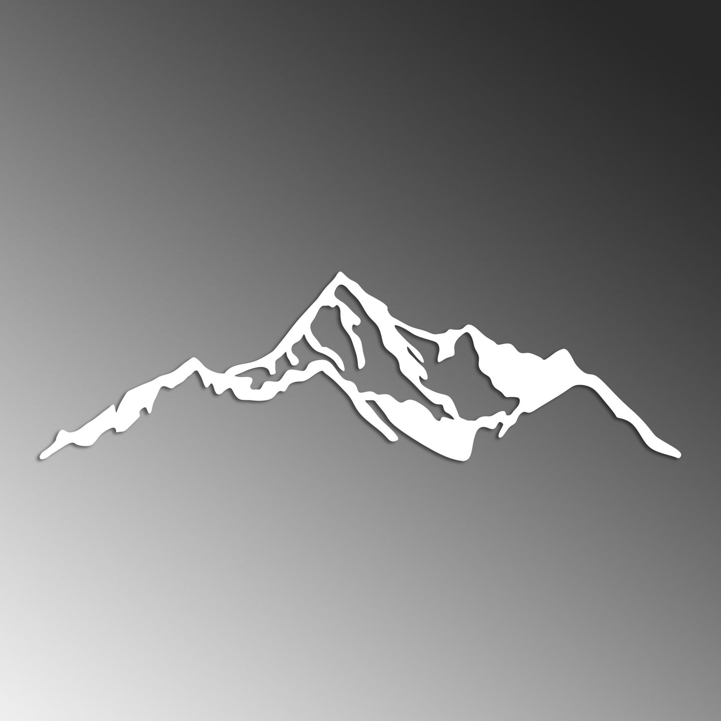 Metalna zidna dekoracija, Mountain - 10