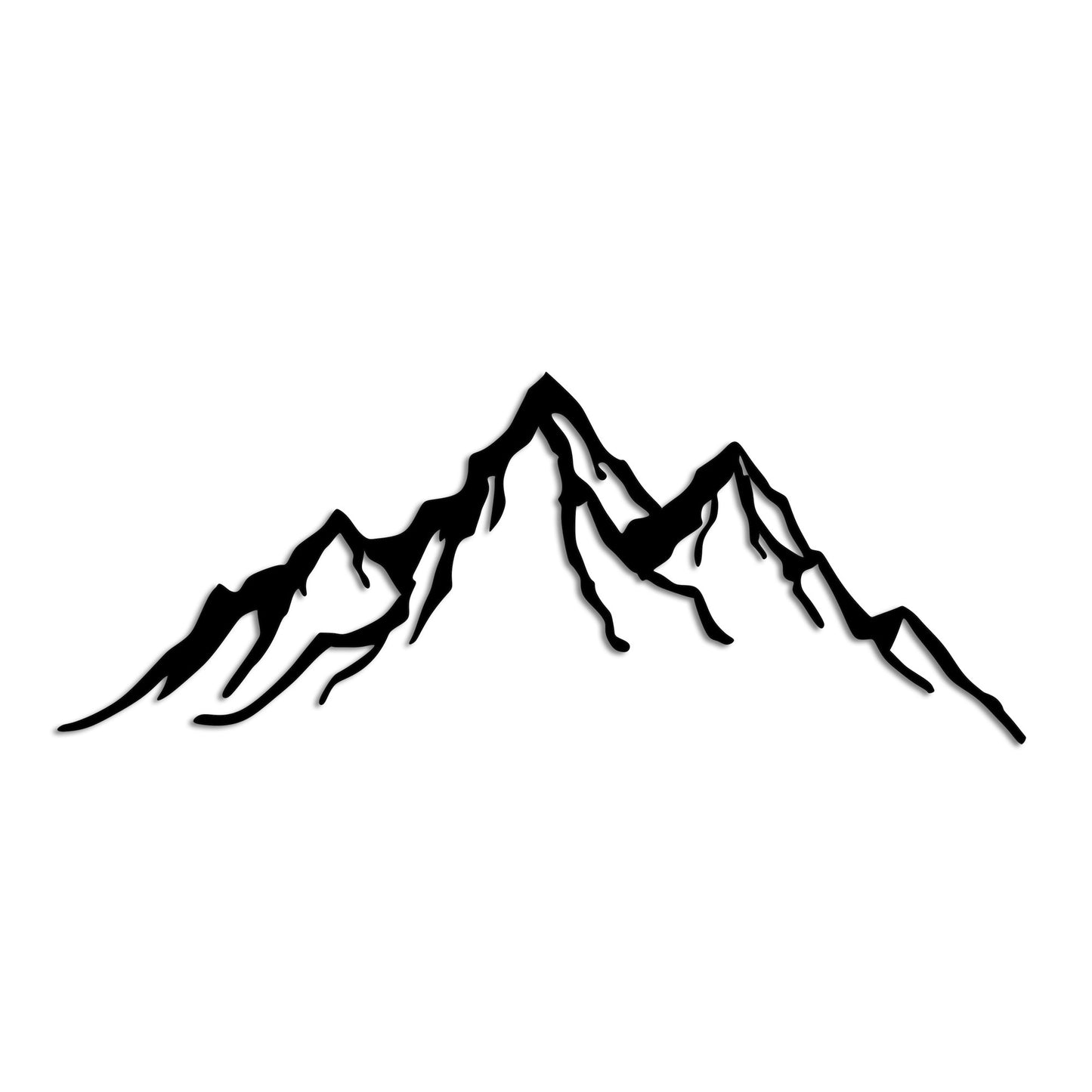 Metalna zidna dekoracija, Mountain - 11