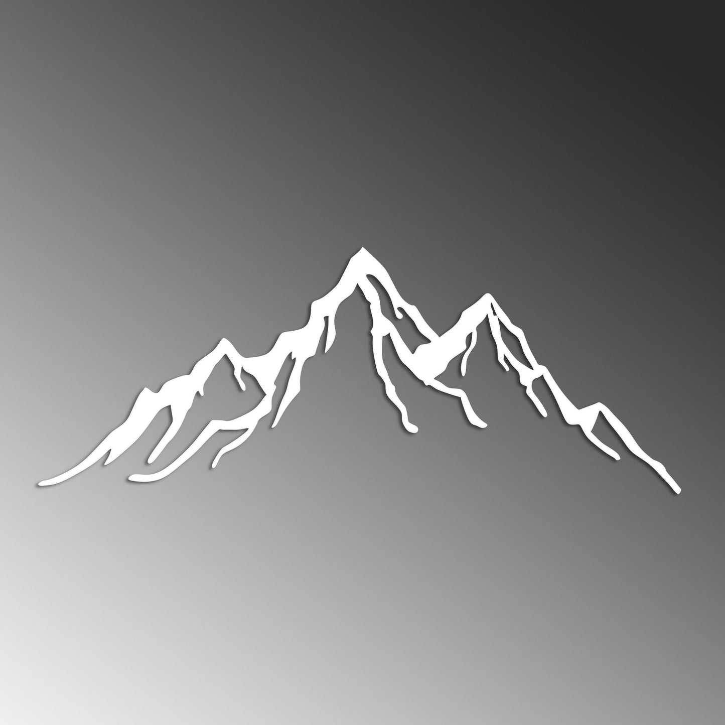 Metalna zidna dekoracija, Mountain - 12