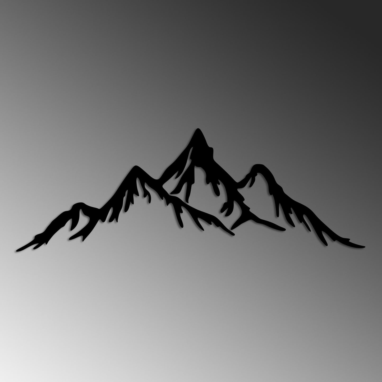 Metalna zidna dekoracija, Full Mount And Mountain - 3