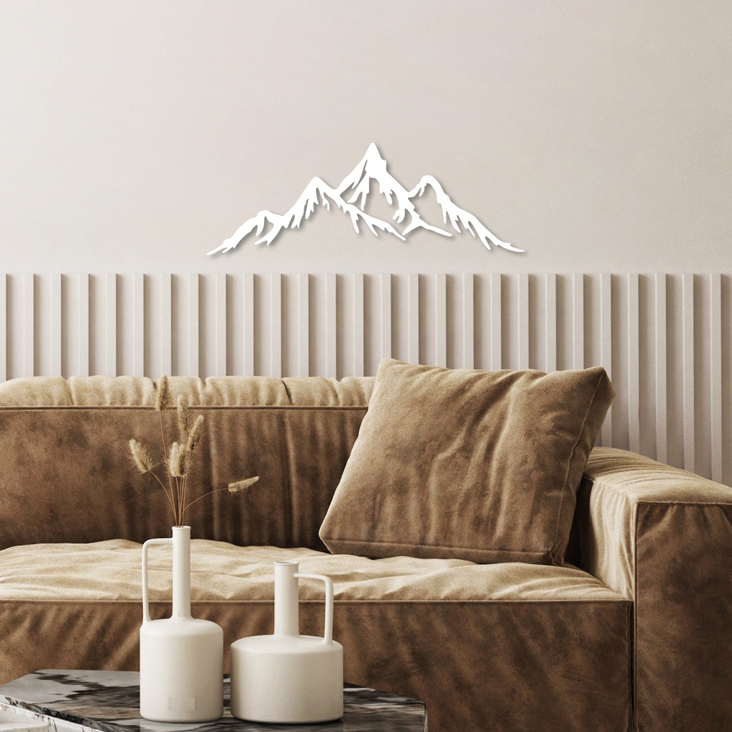 Metalna zidna dekoracija, Full Mount And Mountain - 4