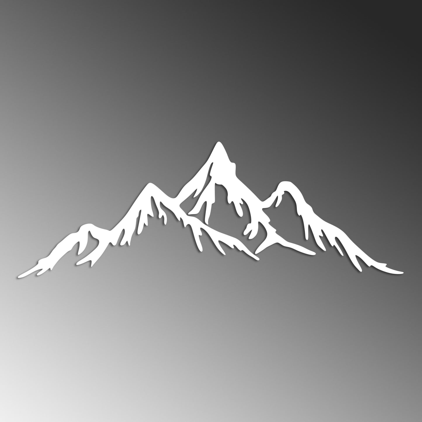 Metalna zidna dekoracija, Full Mount And Mountain - 4