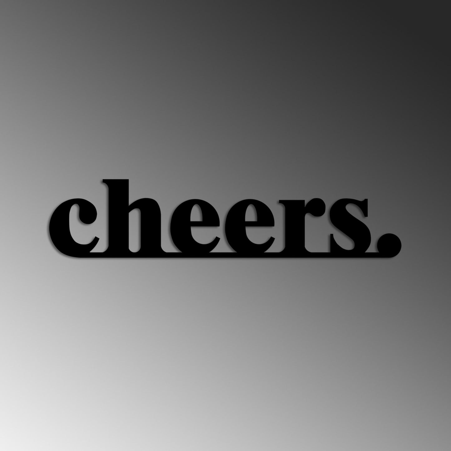 Metalna zidna dekoracija, Cheers