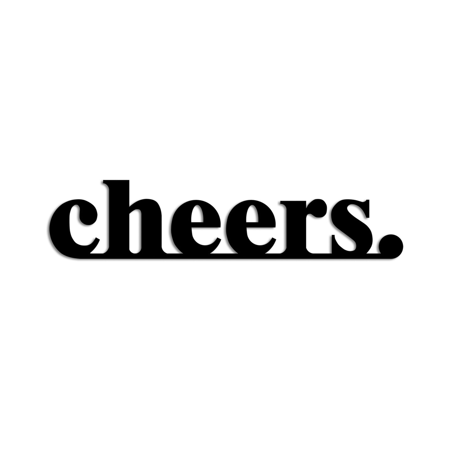 Metalna zidna dekoracija, Cheers