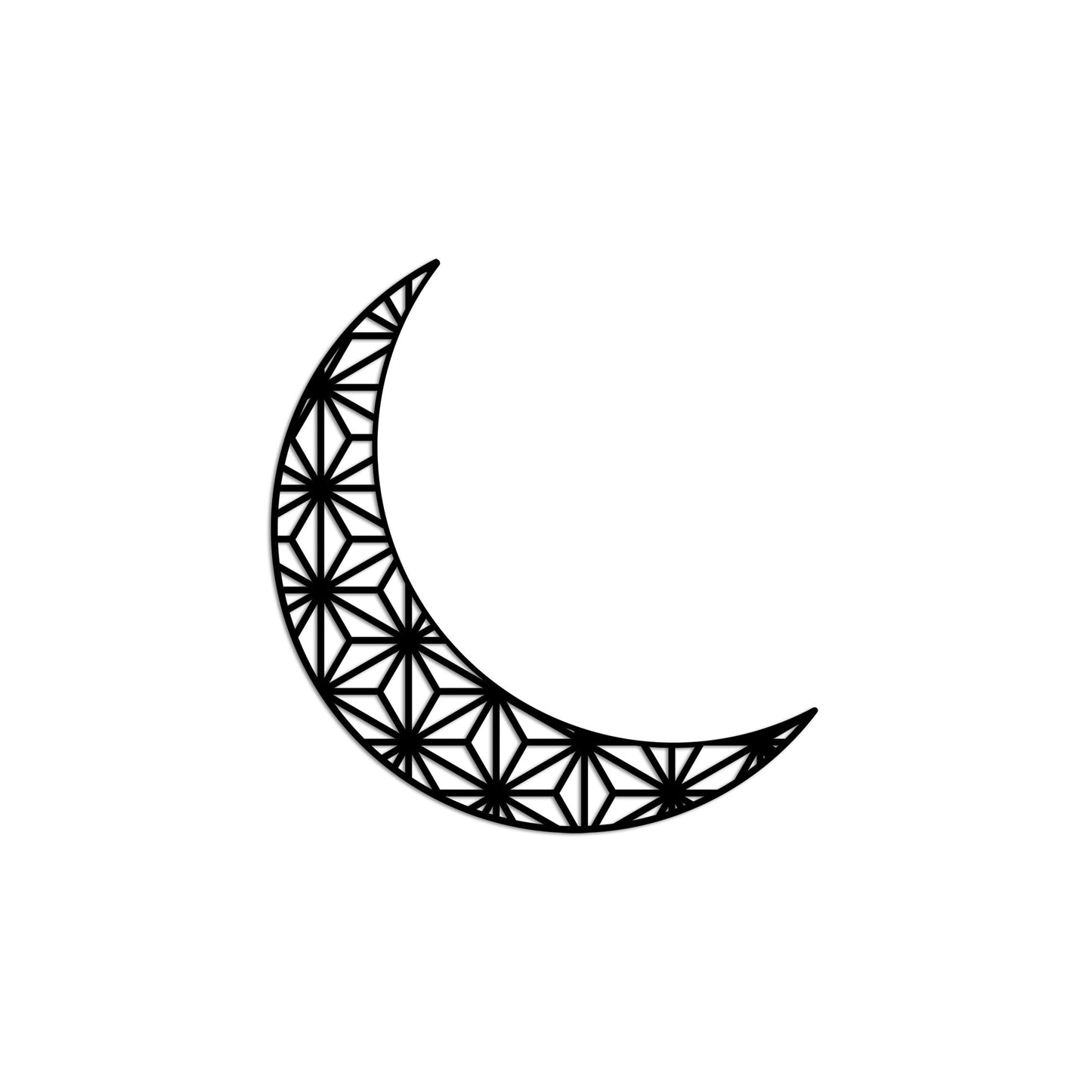 Metalna zidna dekoracija, Crescent 2