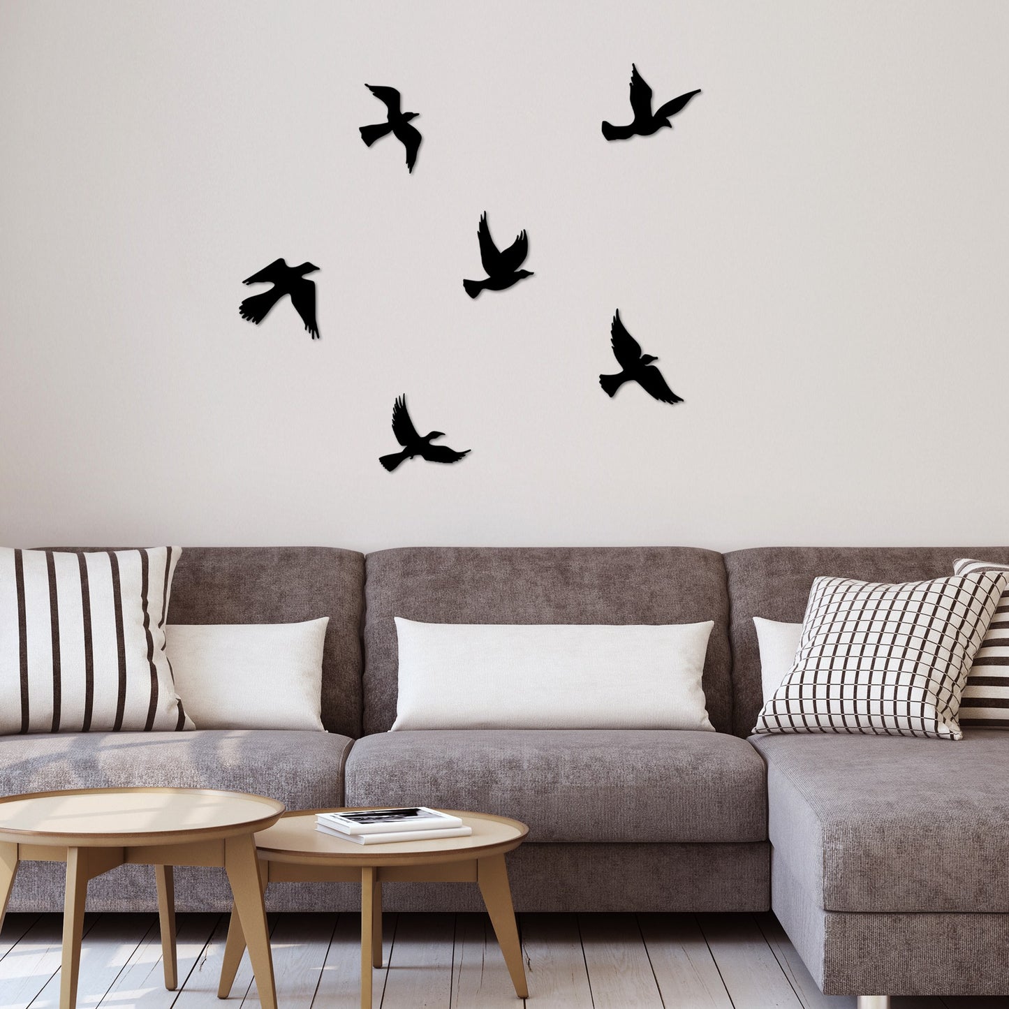 Metalna zidna dekoracija, Flying Birds