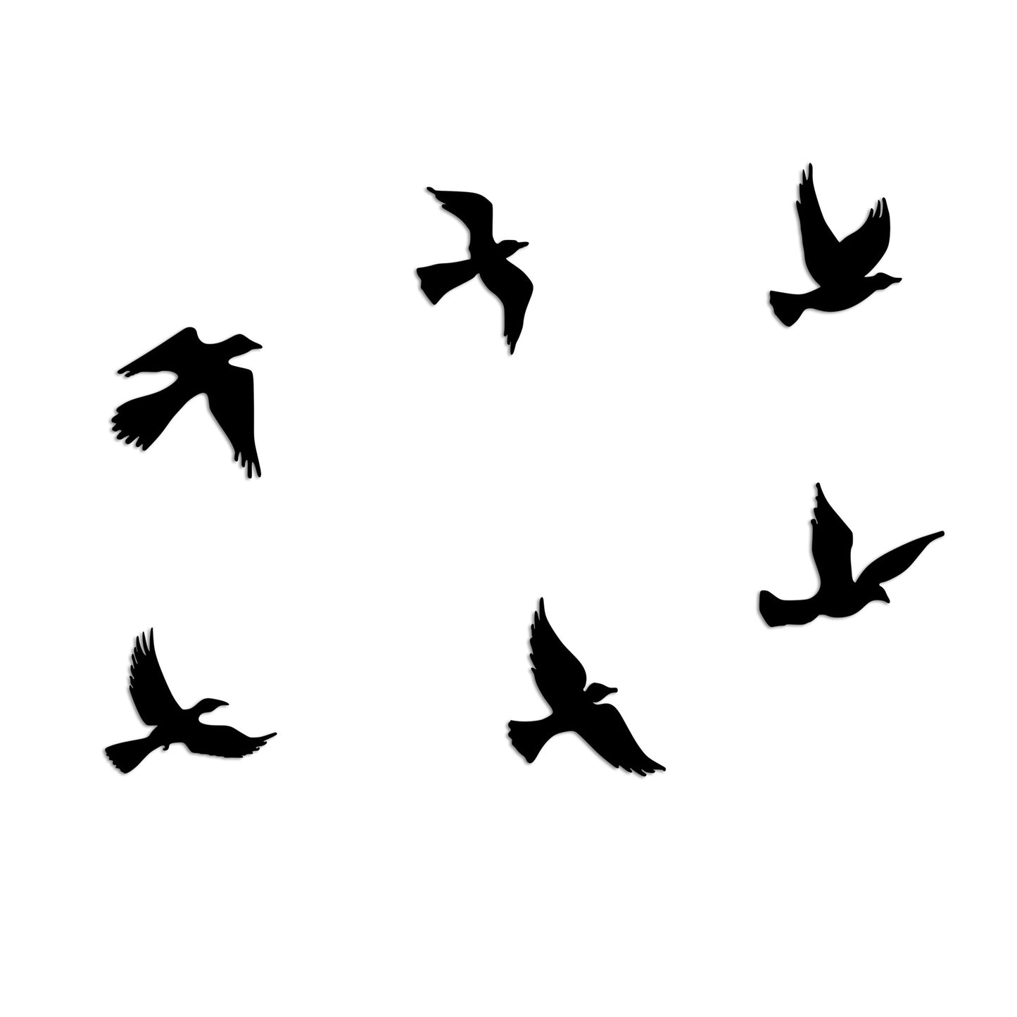 Metalna zidna dekoracija, Flying Birds
