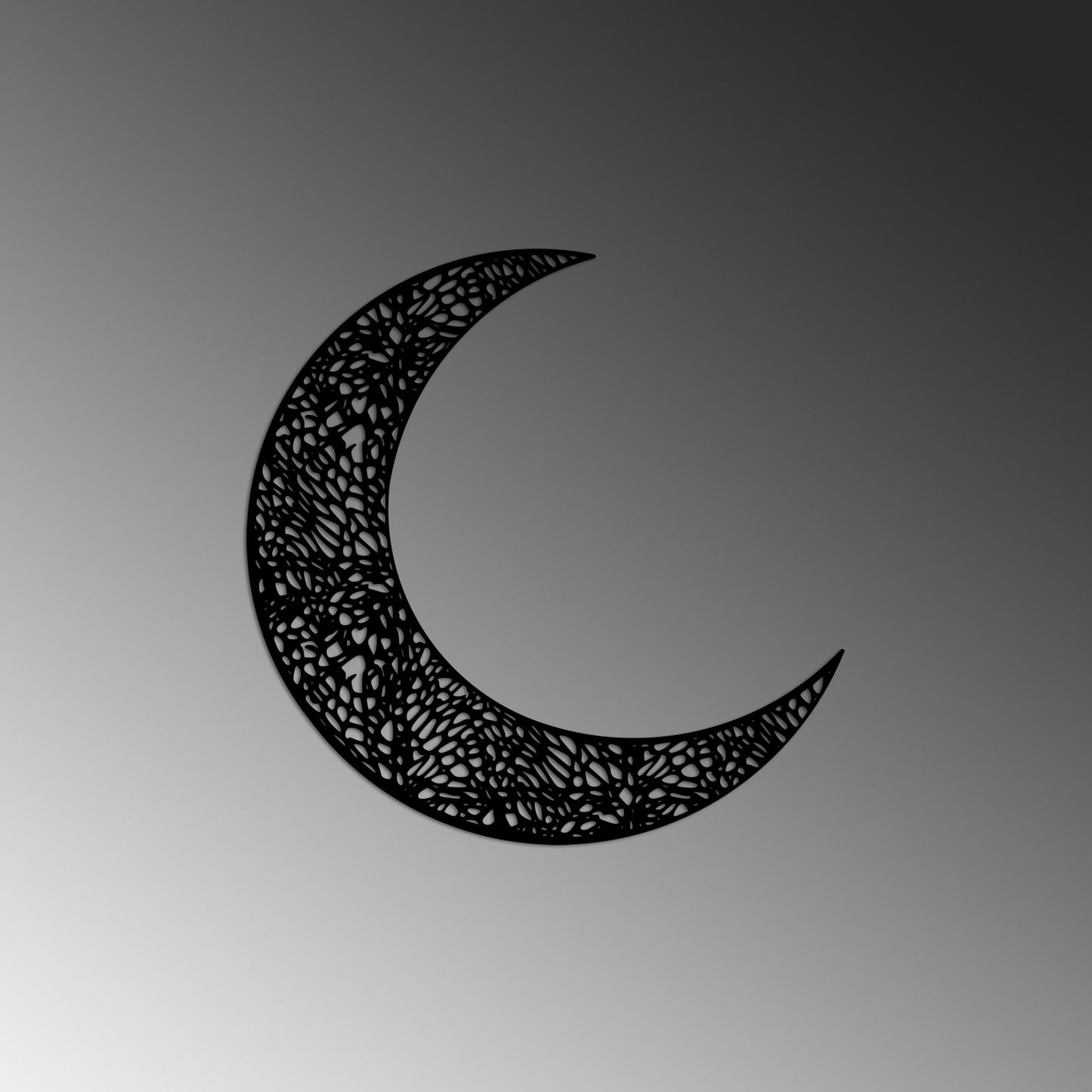 Metalna zidna dekoracija, Crescent 3