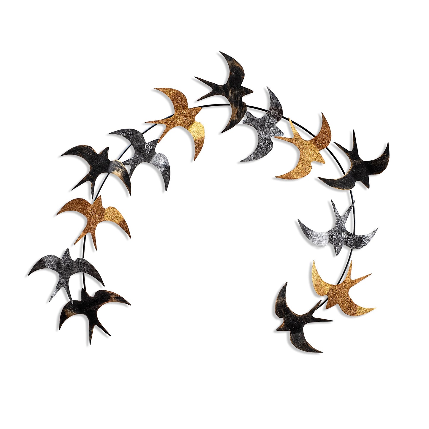 Metalna zidna dekoracija, Arc Flock 3