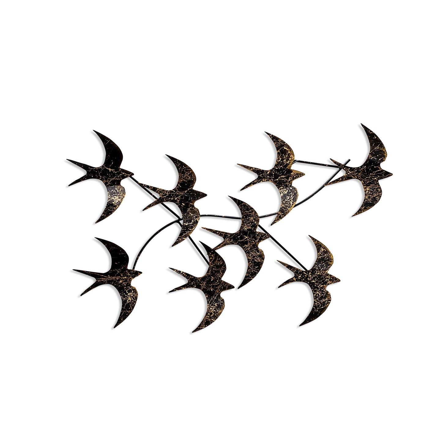 Metalna zidna dekoracija, Flying Birds 1