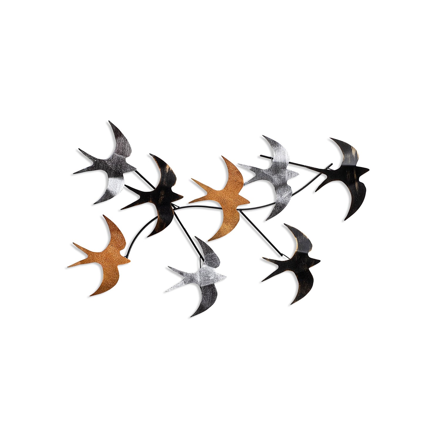 Metalna zidna dekoracija, Flying Birds 2