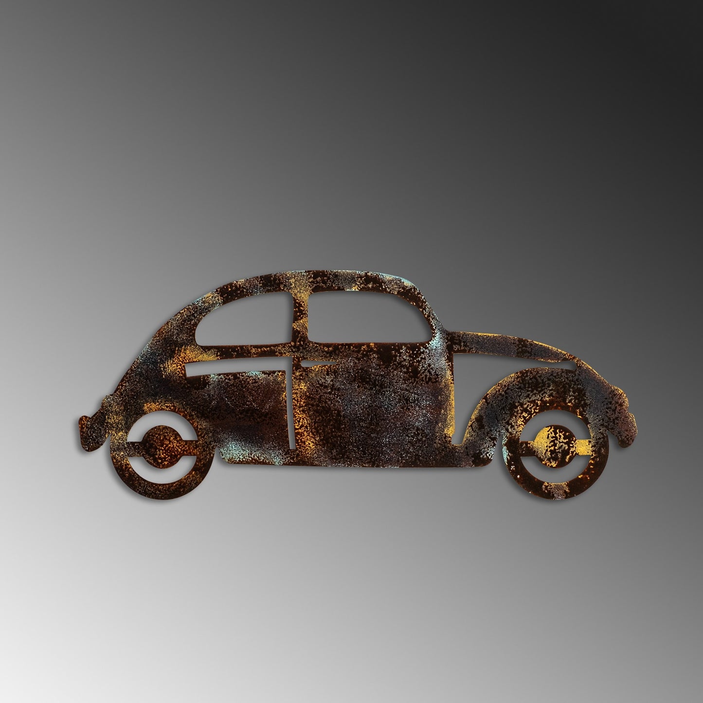 Metalna zidna dekoracija Car 18