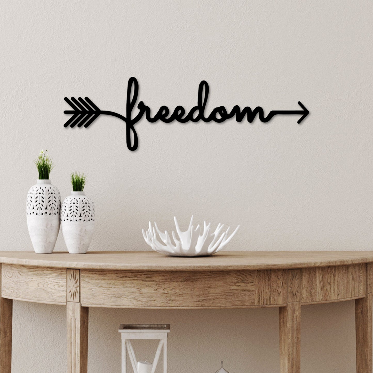 Metalna zidna dekoracija Freedom
