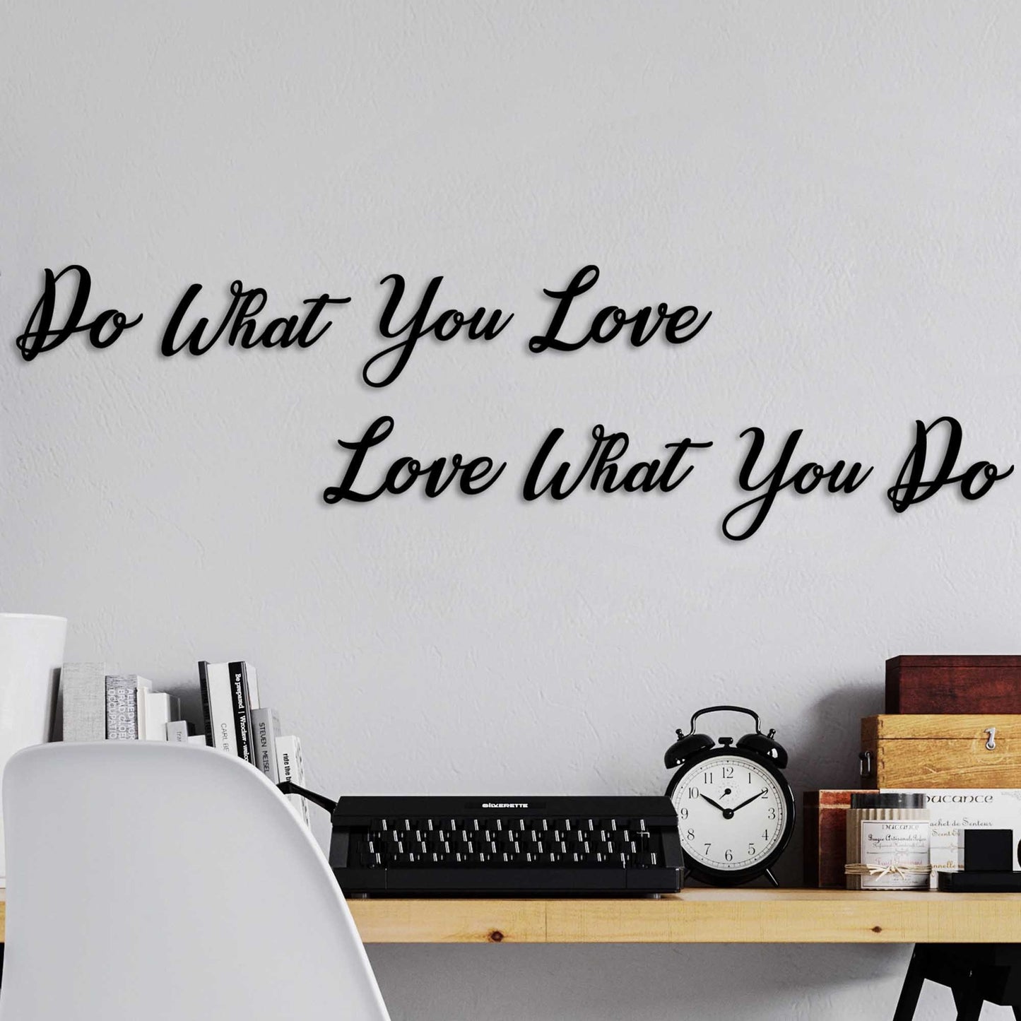 Metalna zidna dekoracija Do Love Love Do