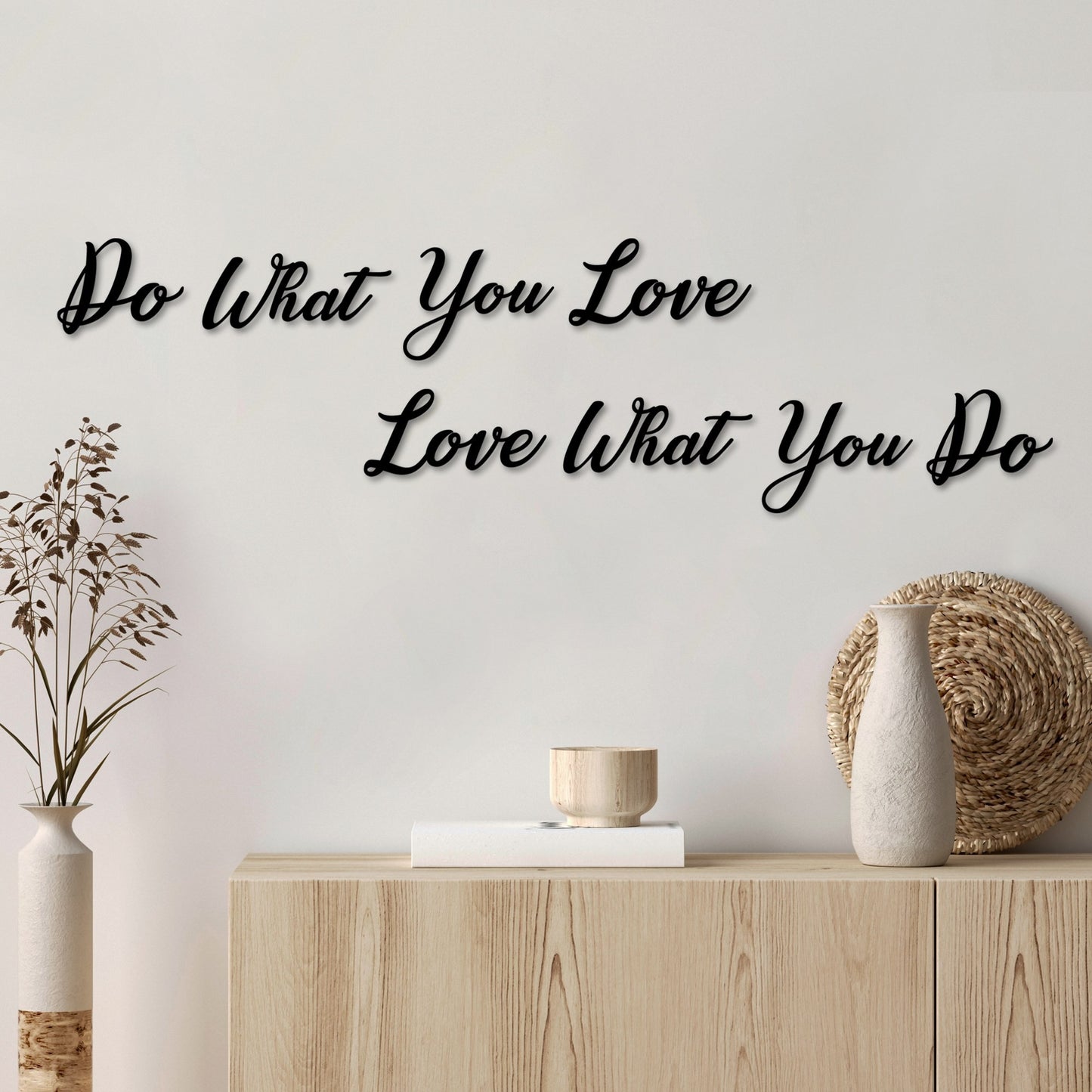 Metalna zidna dekoracija Do Love Love Do