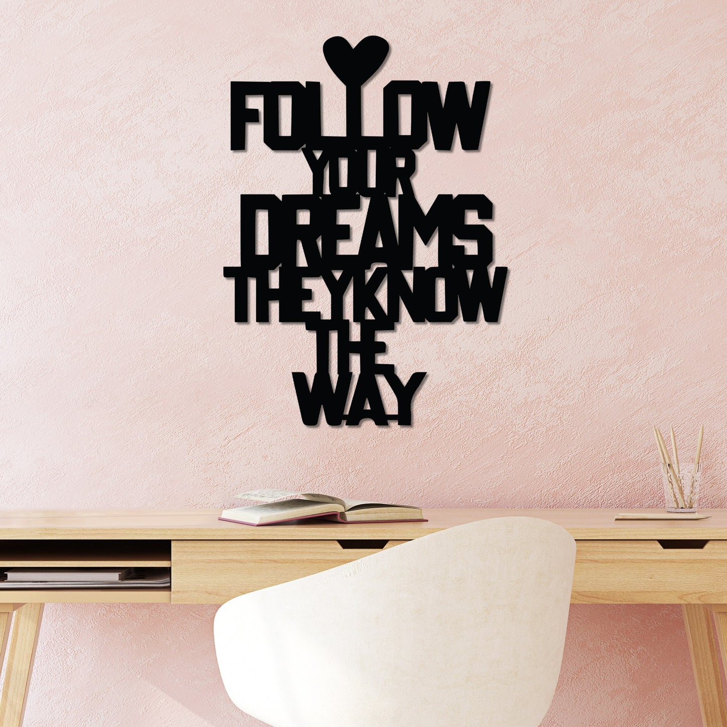 Metalna zidna dekoracija Dreams Way