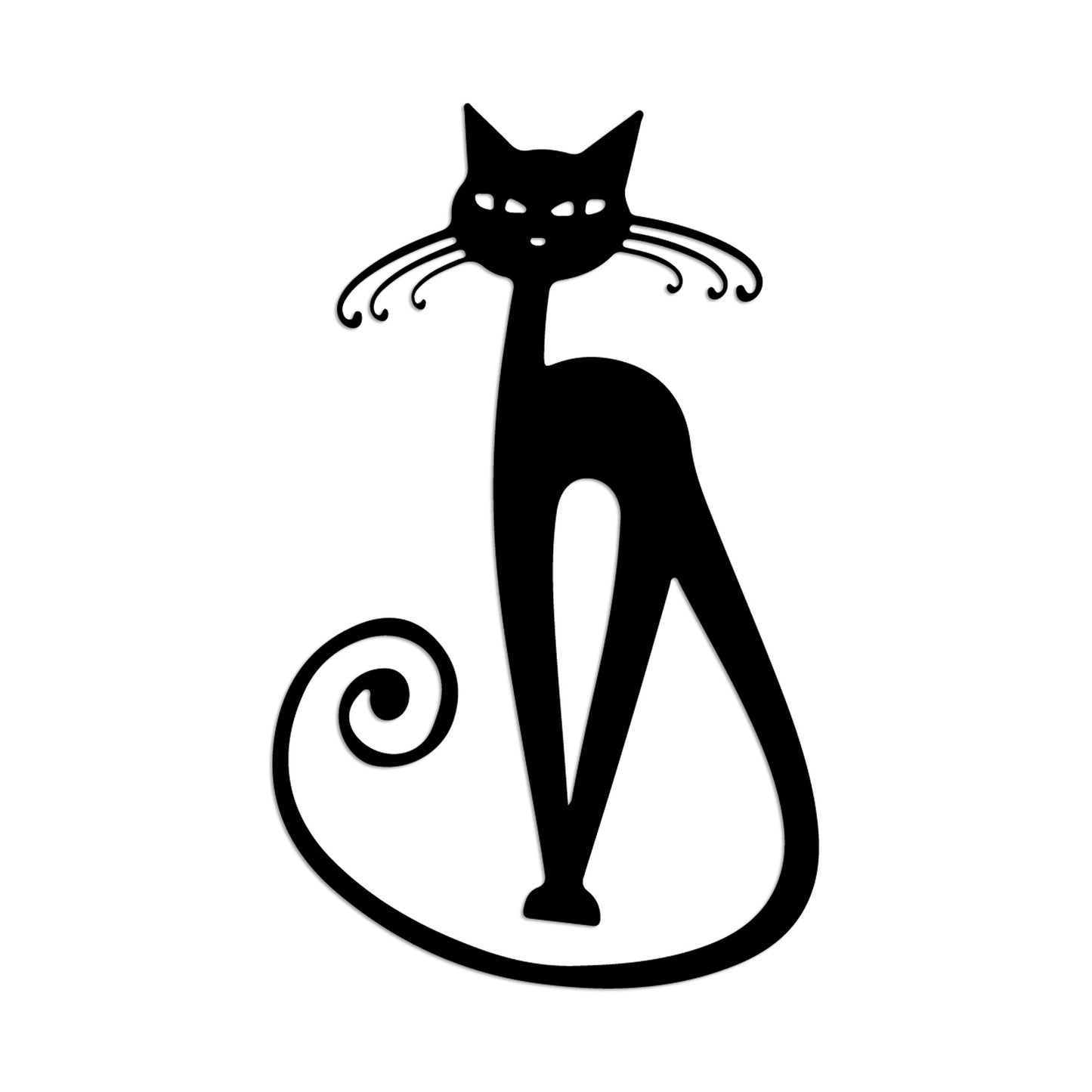 Metalna zidna dekoracija Cat 6