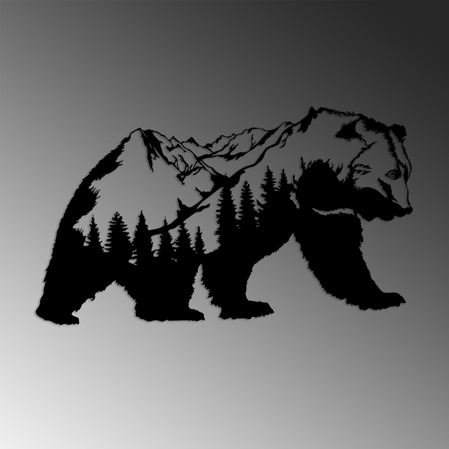 Metalna zidna dekoracija Orso-1