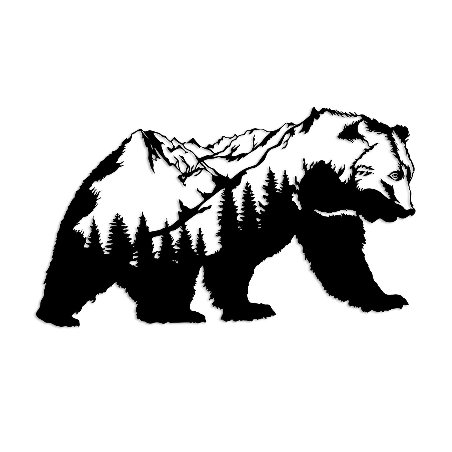 Metalna zidna dekoracija Orso-1