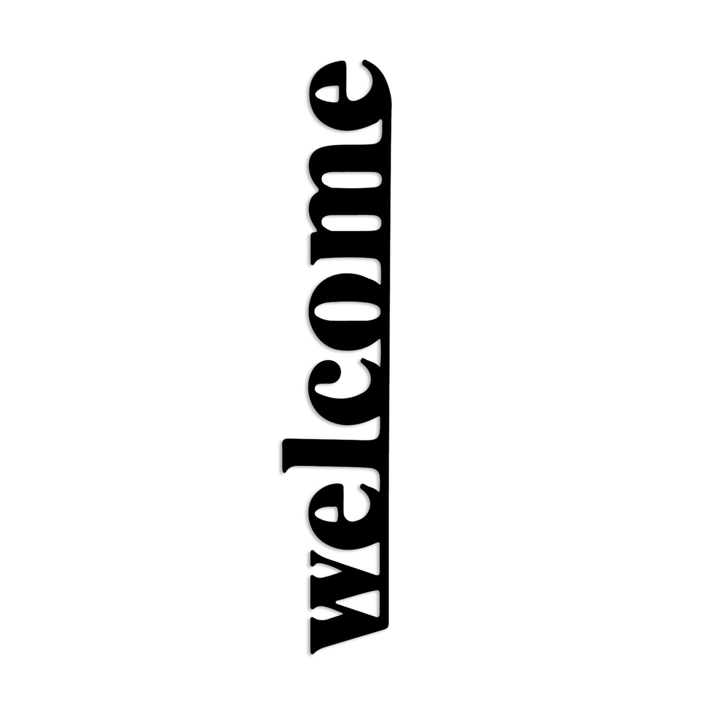 Metalna zidna dekoracija Welcome-5