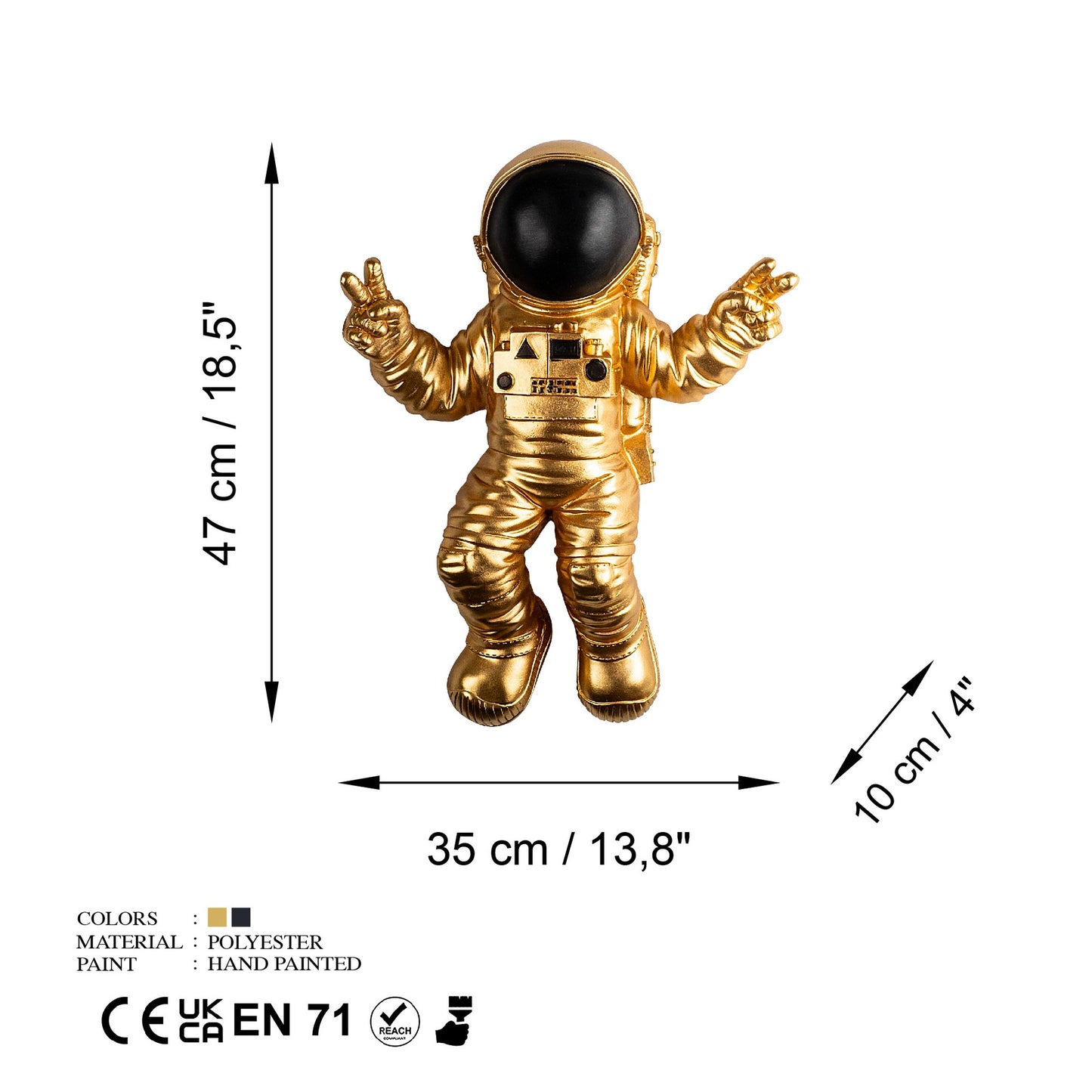 Dekorativni zidni pribor Cosmonaut 5