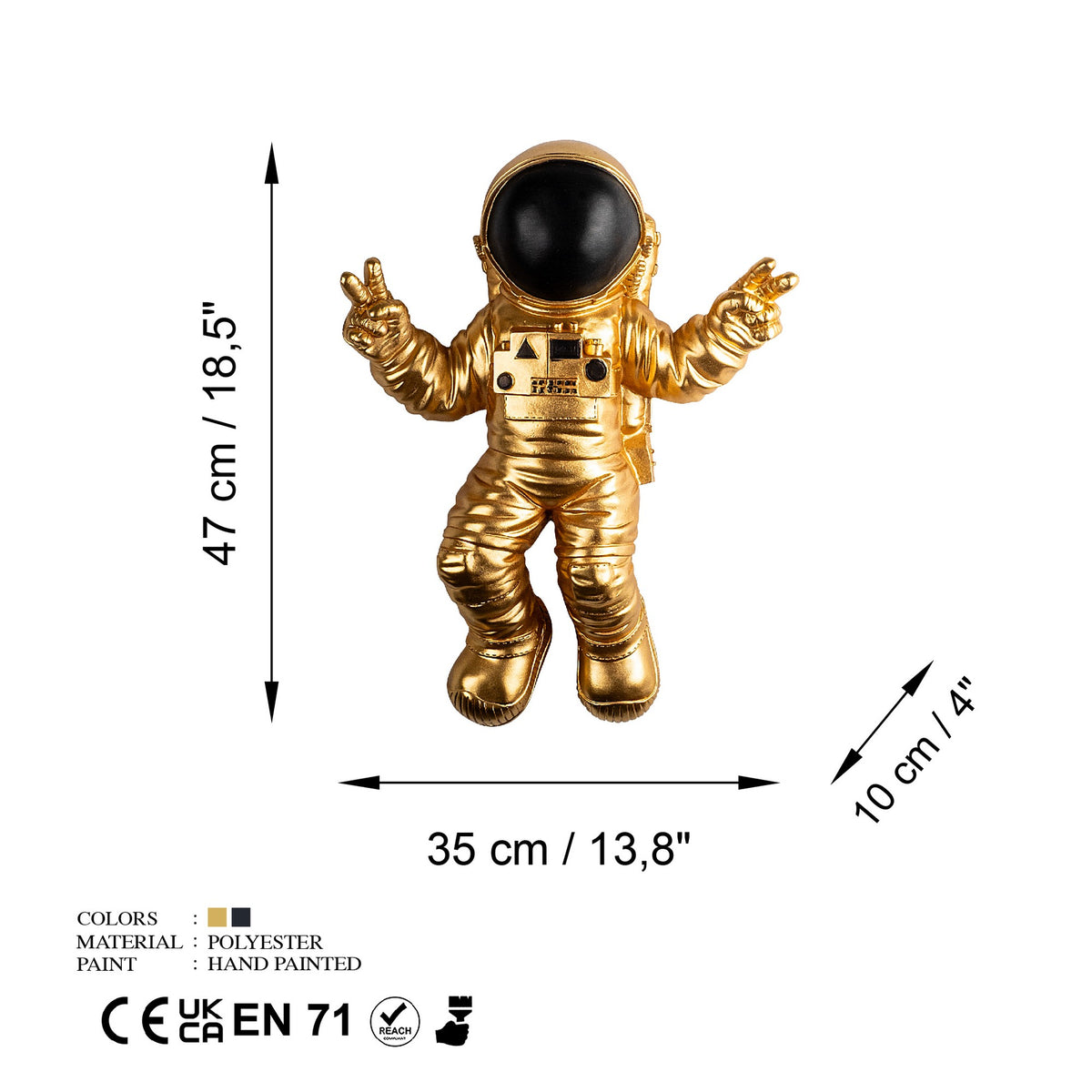 Dekorativni zidni pribor Cosmonaut 5