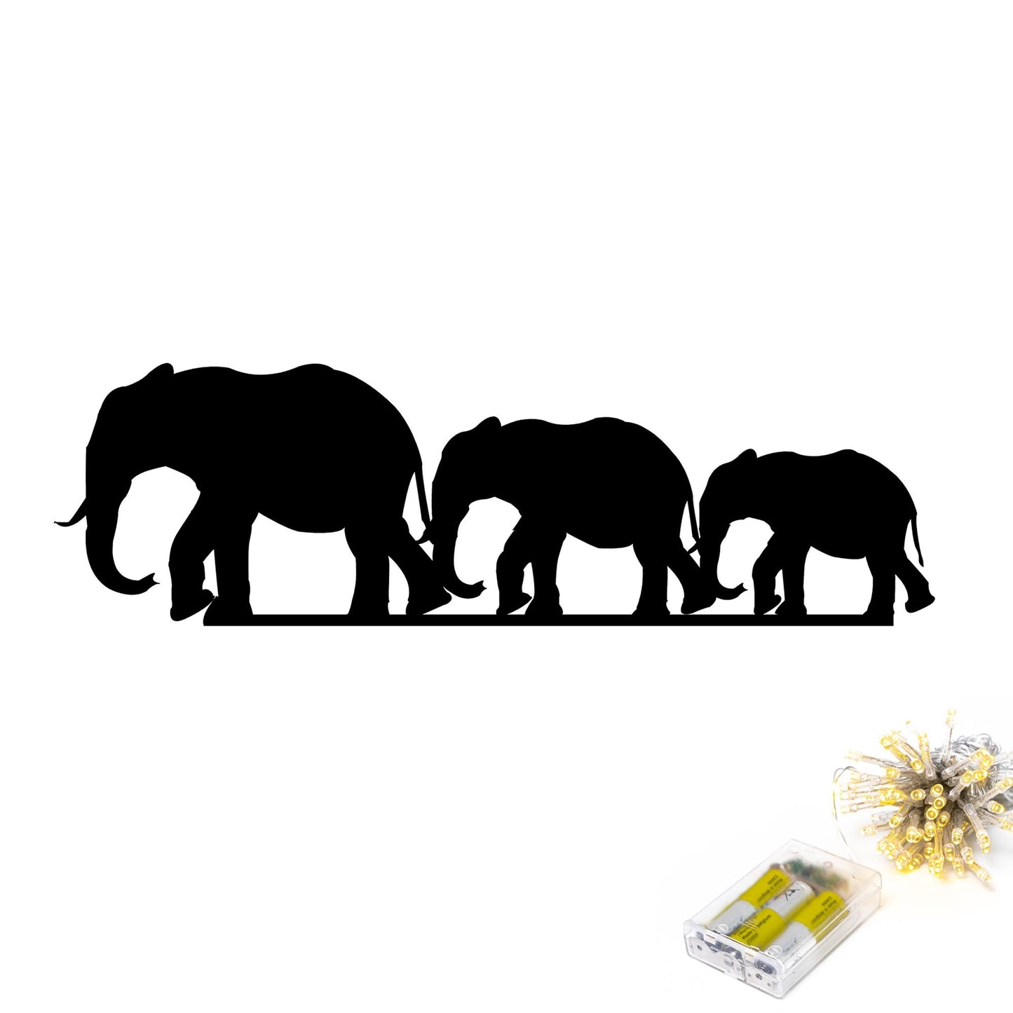 Metalna zidna dekoracija Elephant 070