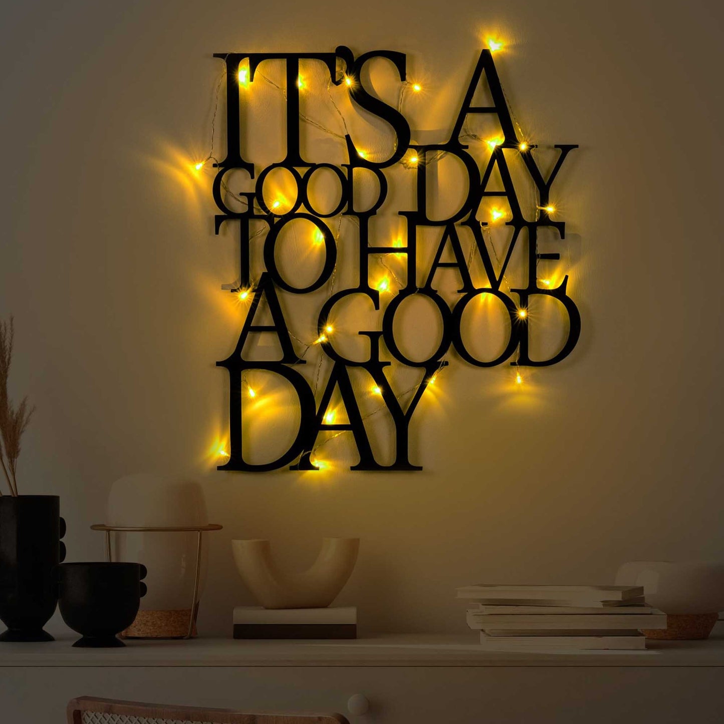 Metalna zidna dekoracija Its A Good Day To Have A Good Day 187