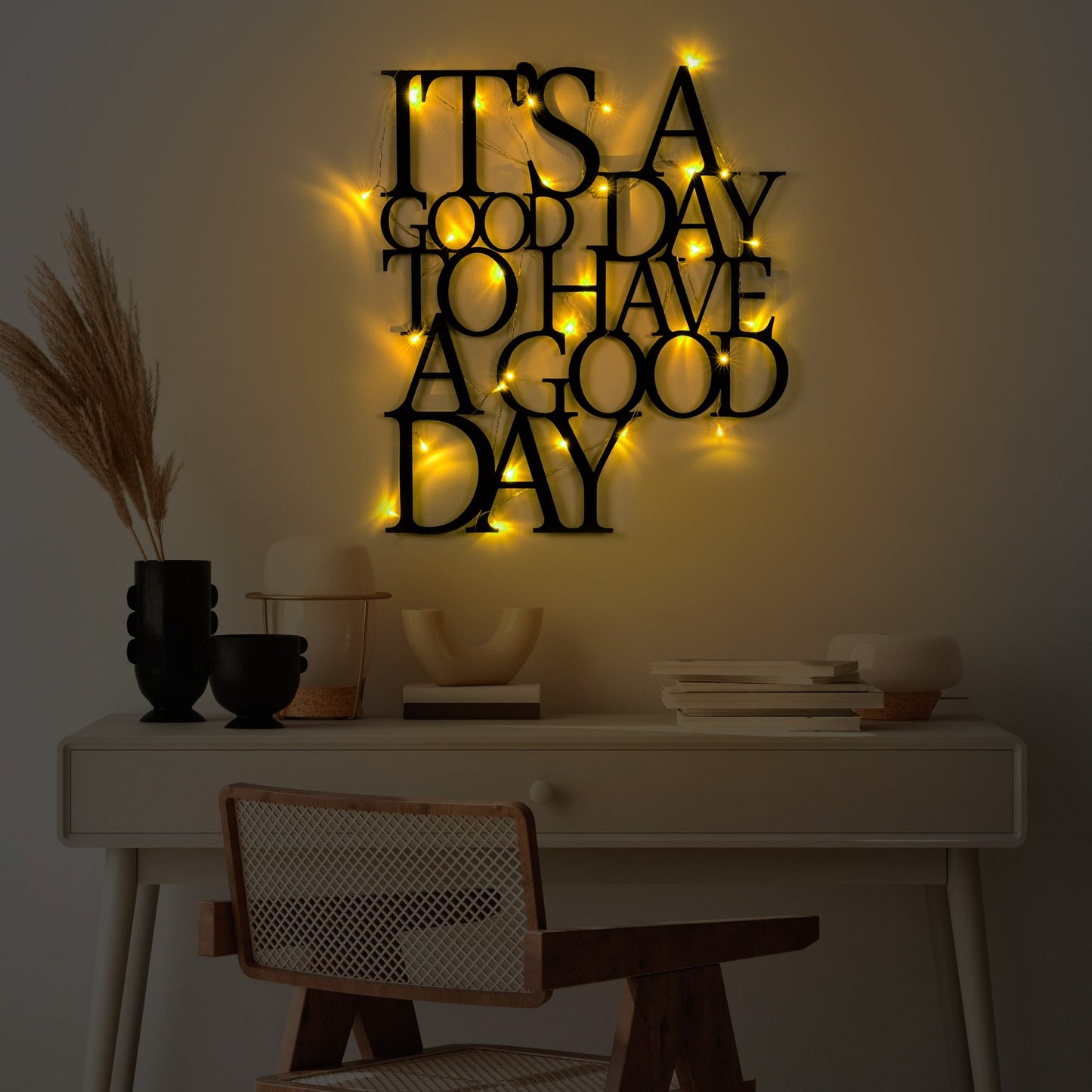 Metalna zidna dekoracija Its A Good Day To Have A Good Day 187