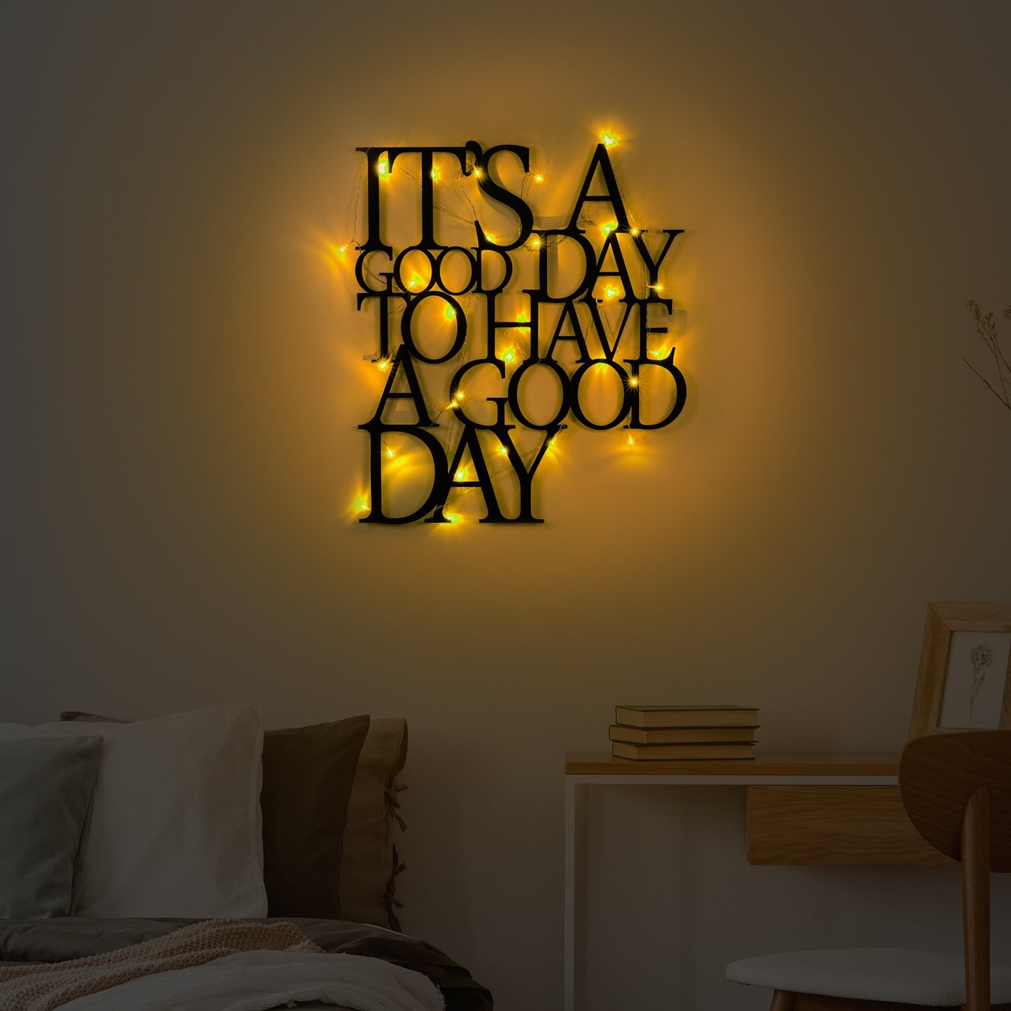 Metalna zidna dekoracija Its A Good Day To Have A Good Day 187
