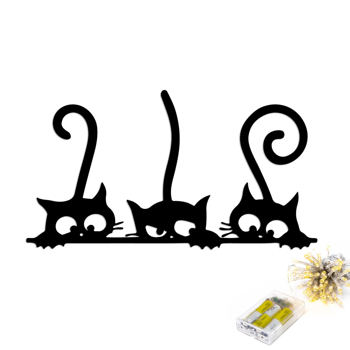 Metalna zidna dekoracija Cats 967