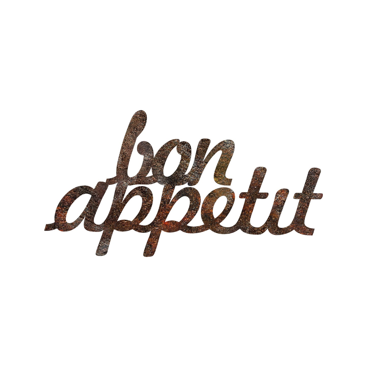 Metalna zidna dekoracija Rusty Bon Appetit