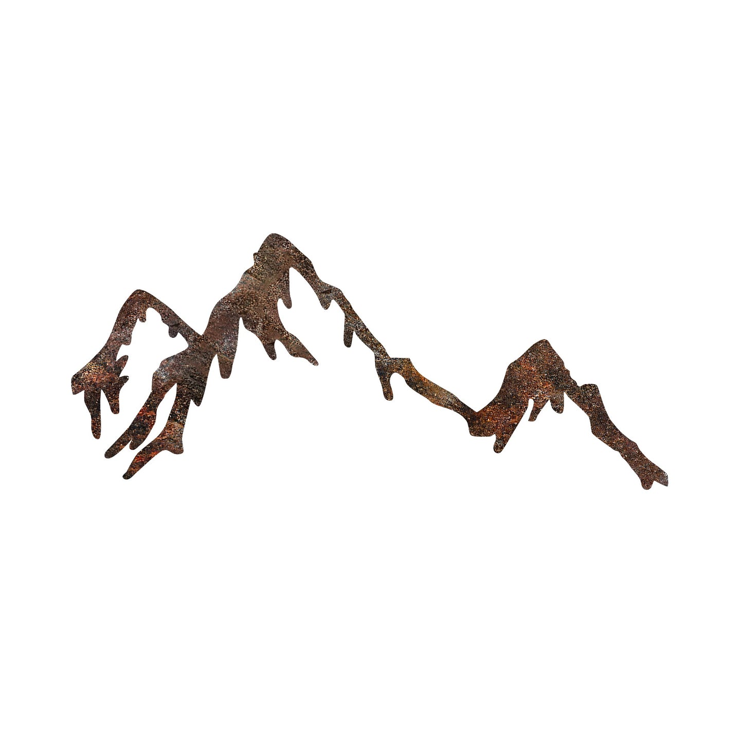 Metalna zidna dekoracija Rusty Mountain