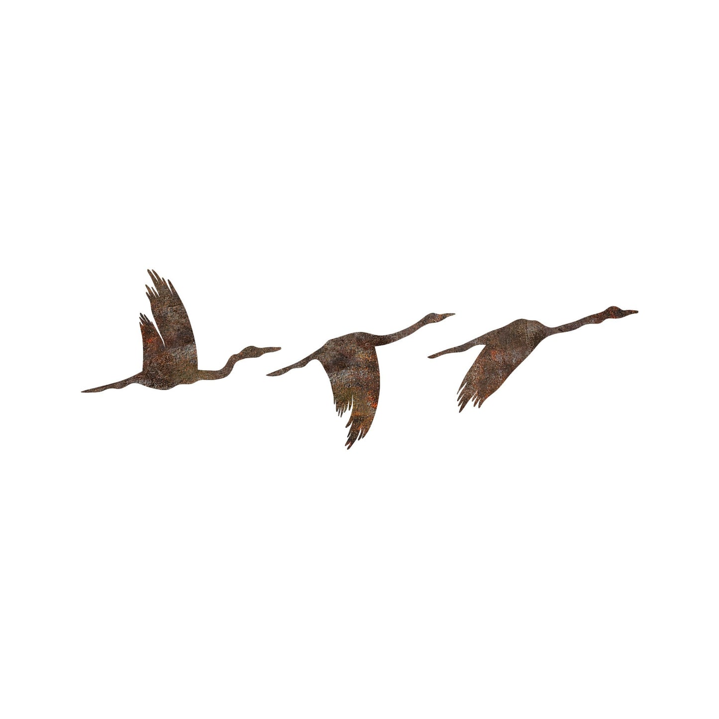 Metalna zidna dekoracija Rusty Birds 1