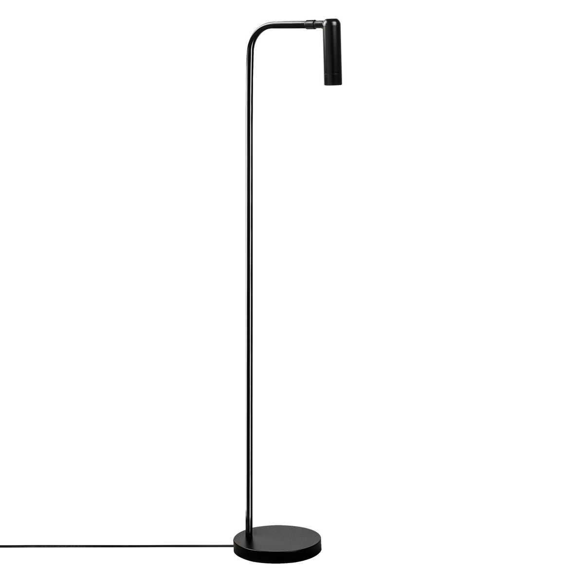 Podna lampa UMIT, crna, metal, 22 x 22 cm, visina 120 cm, promjer sjenila 3 cm, visina 11 cm, duljina kabela 350 cm, Uğur - 6051